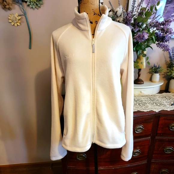 Columbia Ivory Fleece Jacket - Picture 1 of 6